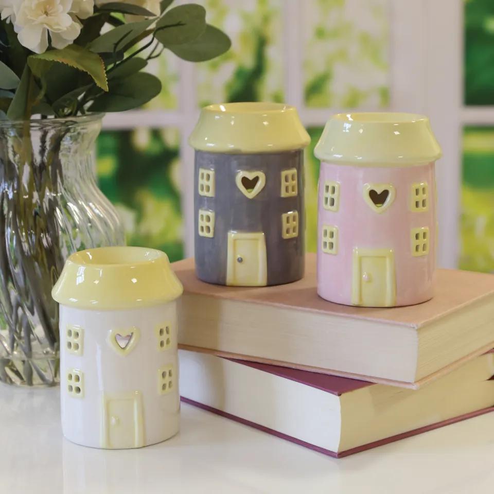 TeaLight Wax Melt Burners Tagged "heart oil burners" The Little