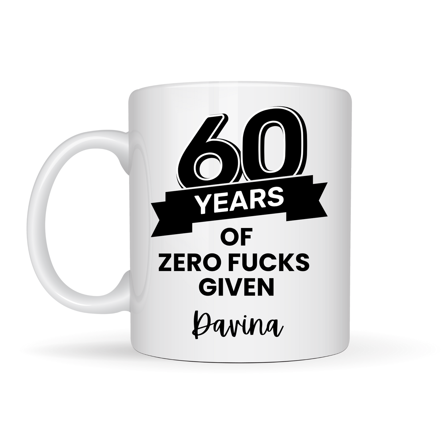 Personalised Milestone Birthday Mug, Sweary Mug,30th, 40th, 50th, 60th -11oz