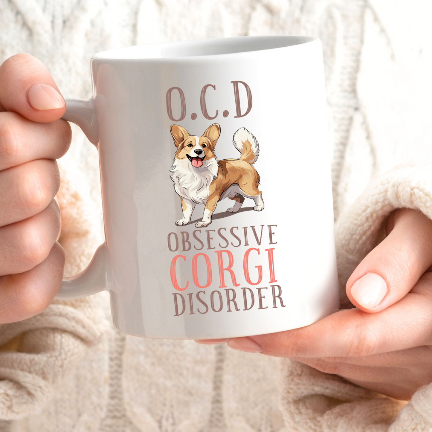 OCD - Obsessive Corgi Disorder Novelty Dog Mug 10oz