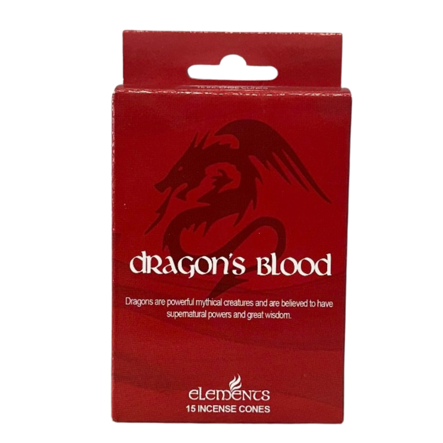 Elements Incense Cones - Dragons Blood (15 Cones)