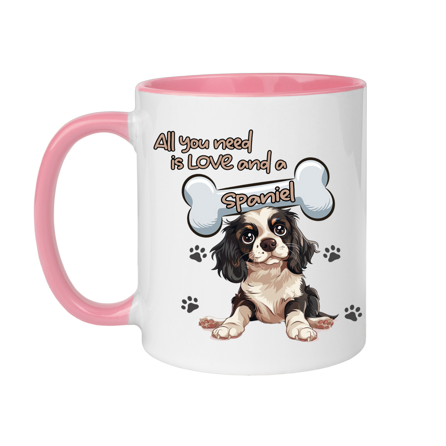 All You Need Is Love And A Spaniel Novelty Dog Mug 11oz