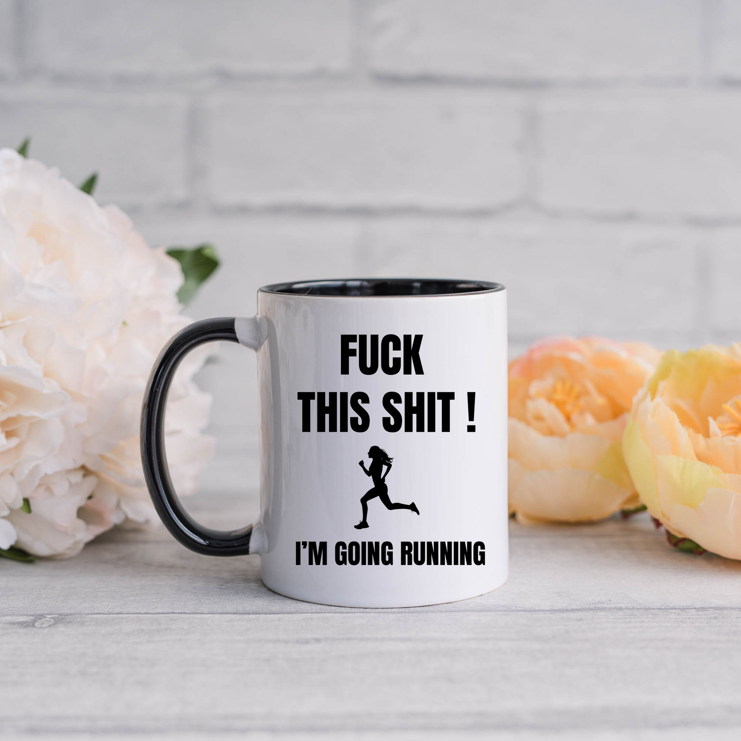 Funny Running Mug, F**k This Shit, Gifts For Runners, Male, Female