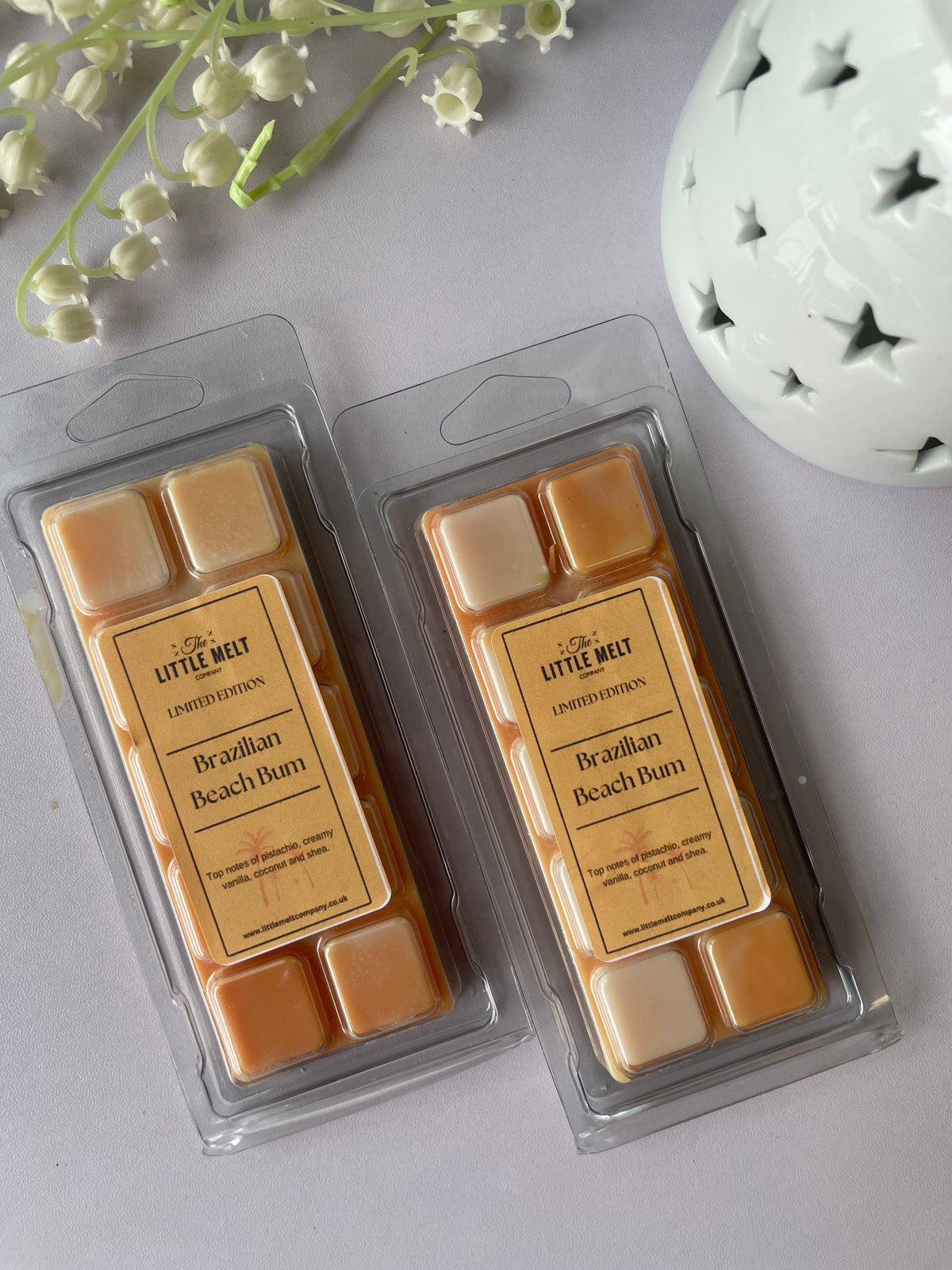 Brazilian Beach Bum Wax Melts- Snap Bar