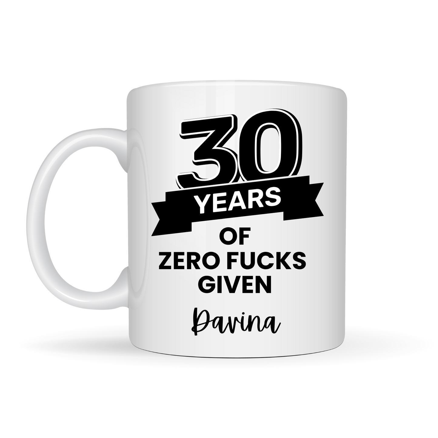 Personalised Milestone Birthday Mug, Sweary Mug,30th, 40th, 50th, 60th -11oz
