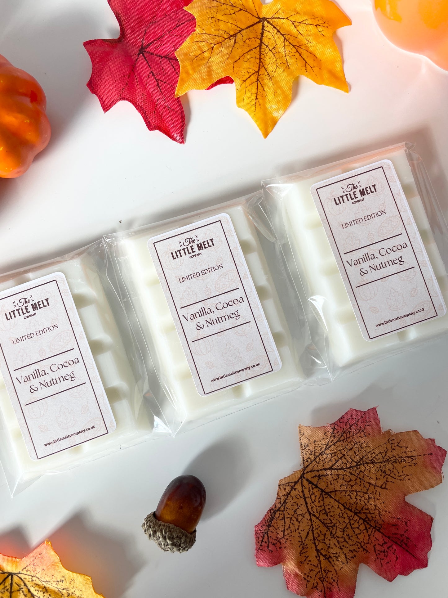 Vanilla, Cocoa and Nutmeg Mini Wax Melt Bar