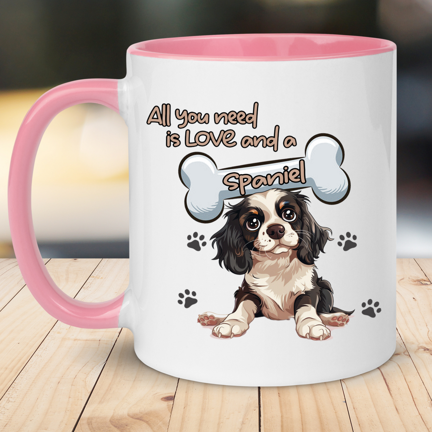 All You Need Is Love And A Spaniel Novelty Dog Mug 11oz