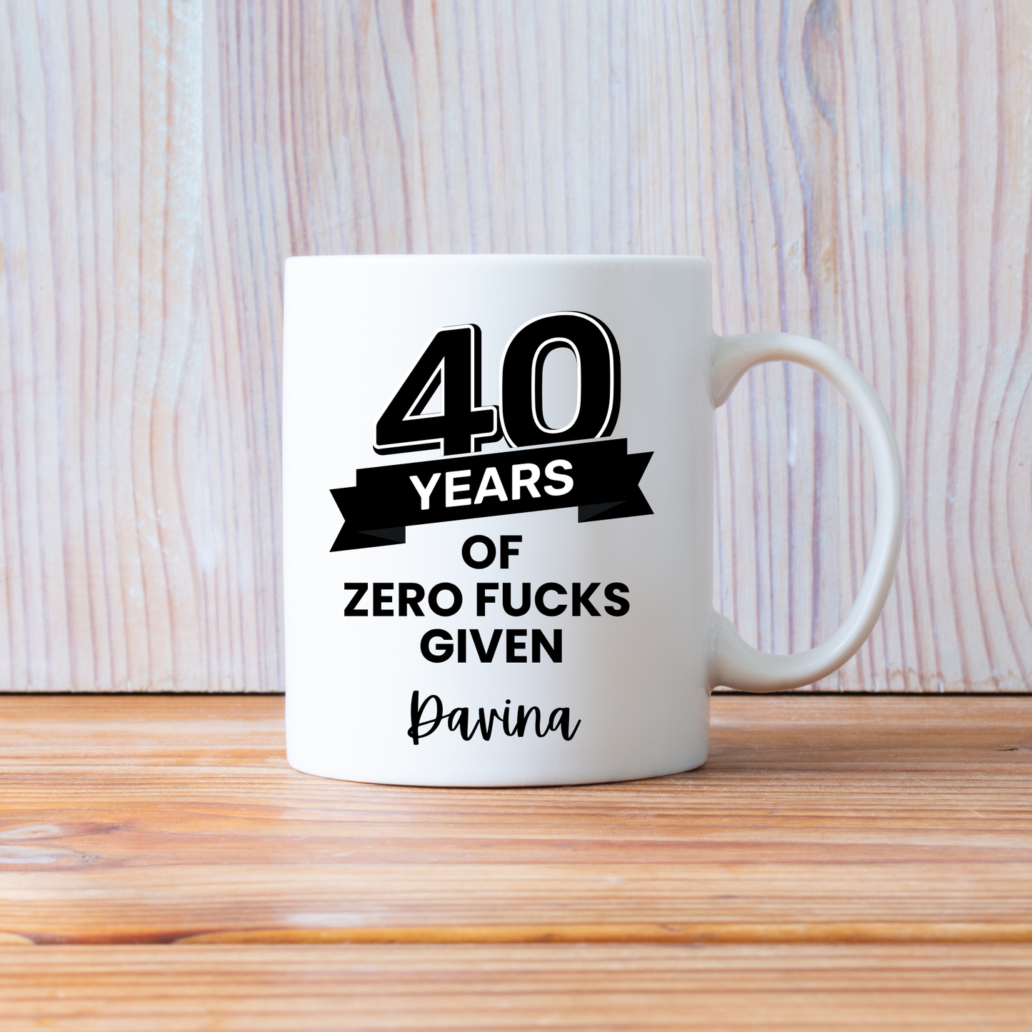 Personalised Milestone Birthday Mug, Sweary Mug,30th, 40th, 50th, 60th -11oz