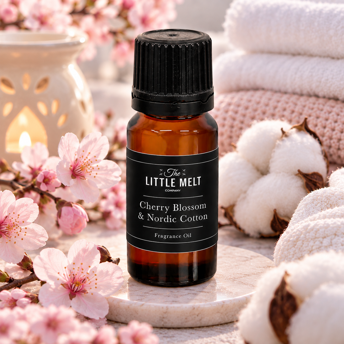 Cherry Blossom & Nordic Cotton Fragrance Oil 10ml