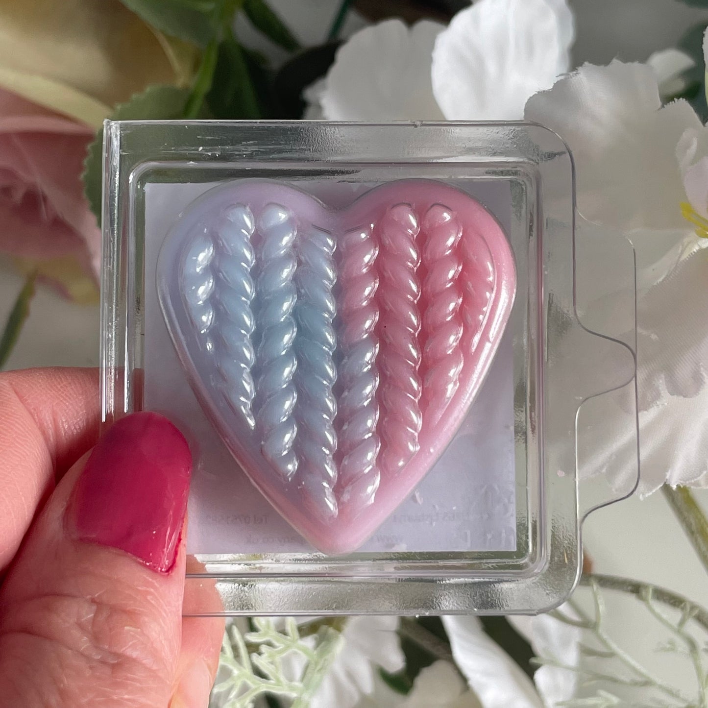 Cherry Blossom and Nordic Cotton Sample Heart Wax Melt - 11g
