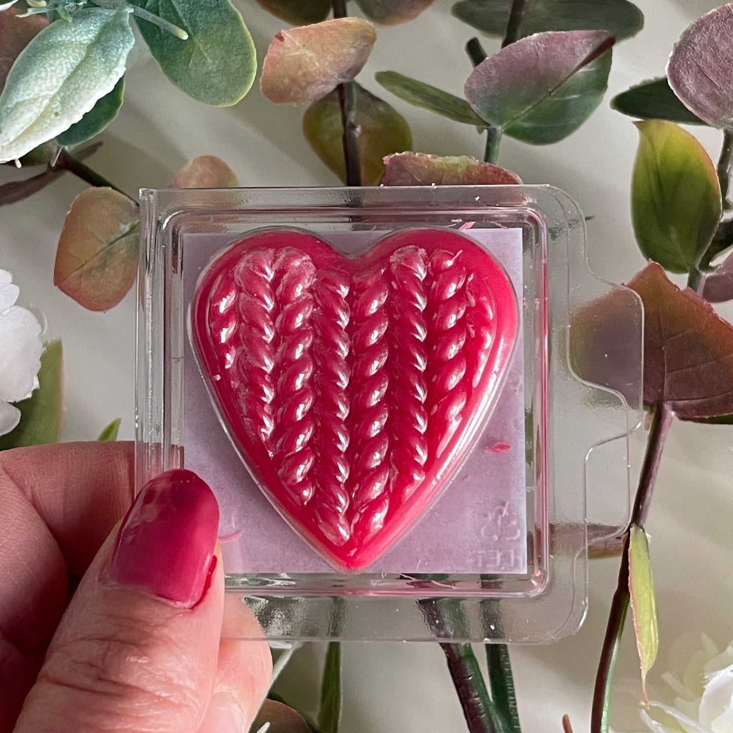 Rhubarb Rose Sample Heart Wax Melt - 11g