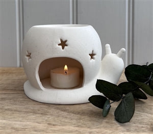 Snail Ceramic Wax Burner 10.5cm - Tea-Light )