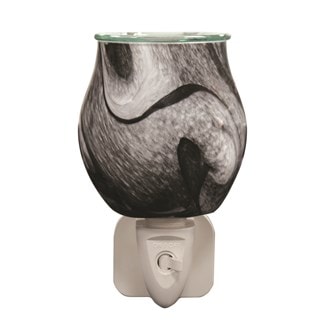 Aroma Grey Swirl Plug In Wax Melt Warmer 12cm