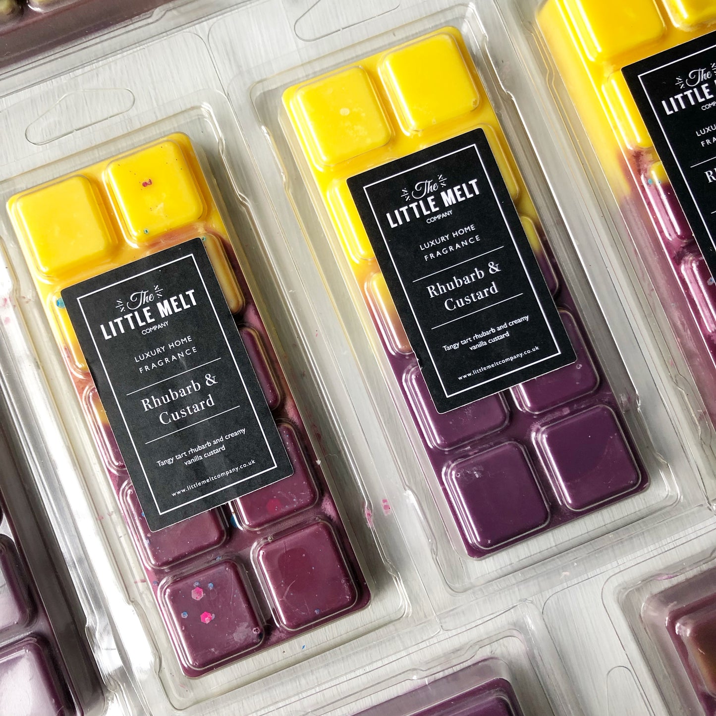 Rhubarb & Custard Wax Melts - Snap Bar