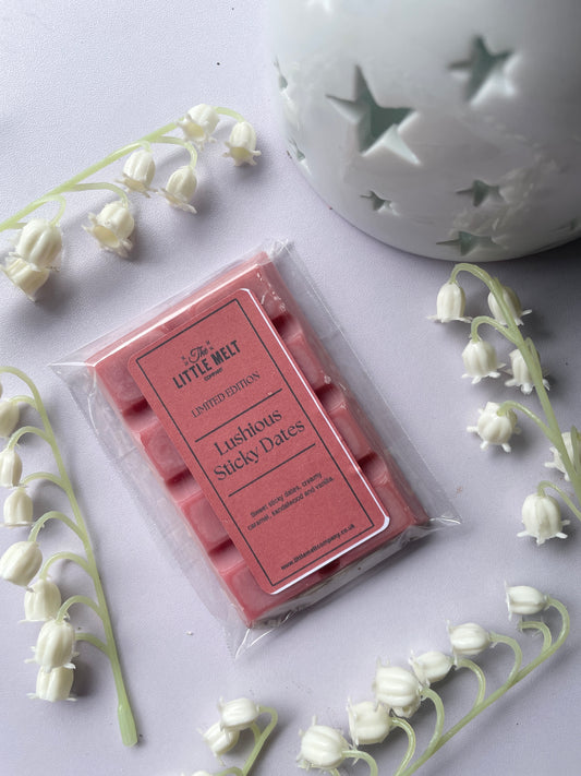 Lushious Sticky Dates Wax Melt Mini Bar