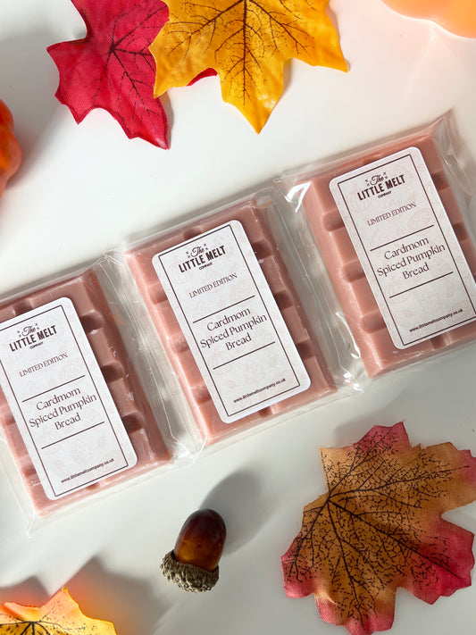 Cardamom Spiced Pumpkin Bread Mini Wax Melt Bar