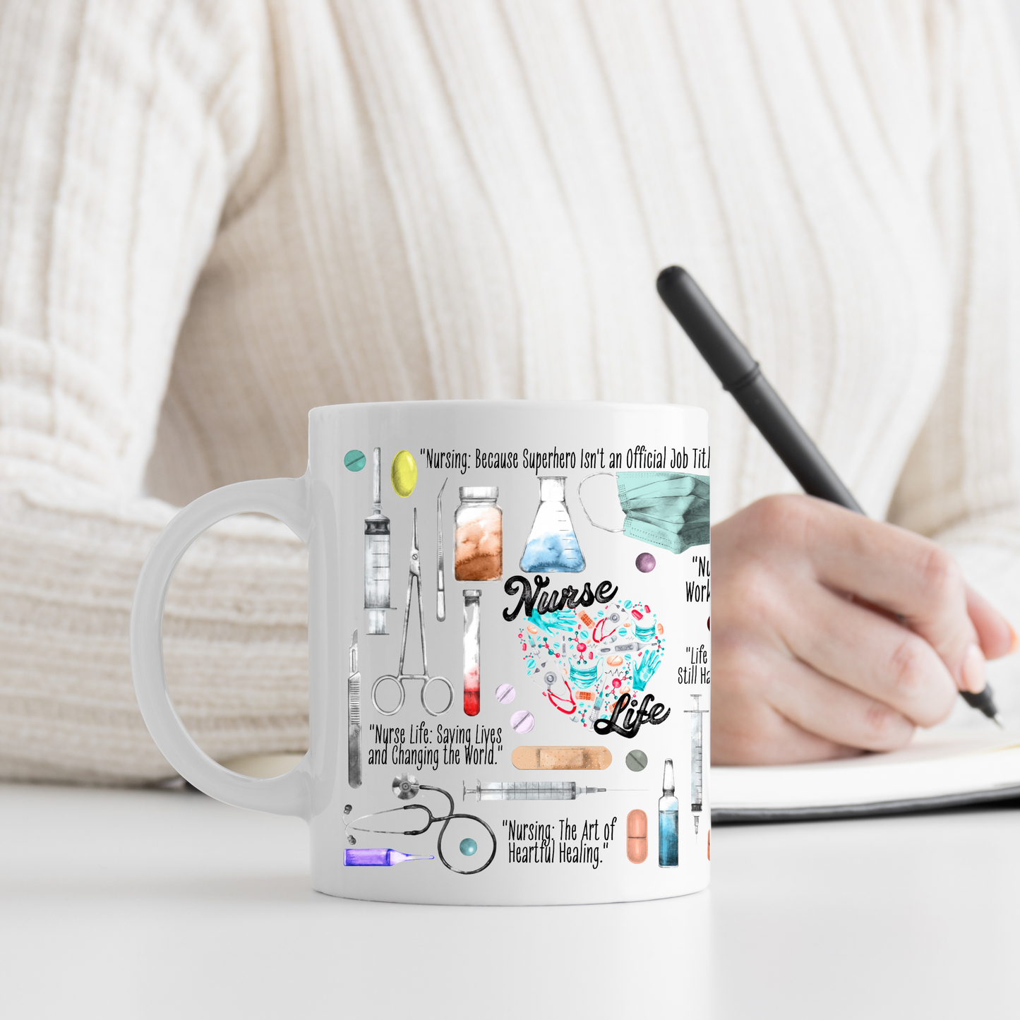 Nurse Life Mug – Funny Nursing Coffee Mug Gift for Nurses