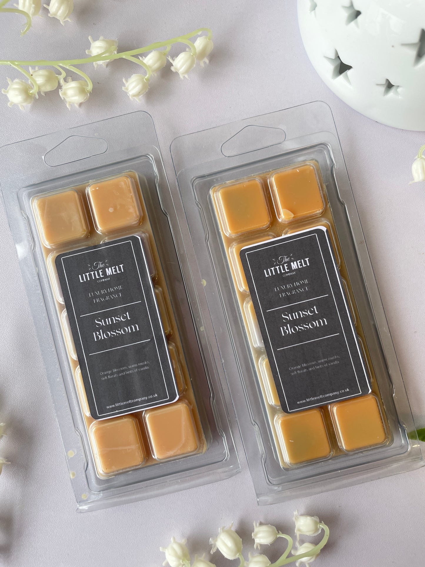 Mrs Hinch Sunset Blossom Wax Melts - Snap Bar