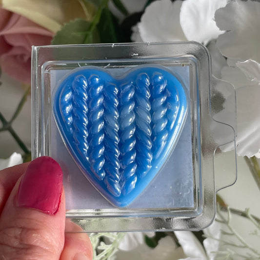 Comforting Blue Skies Sample Heart Wax Melt - 11g