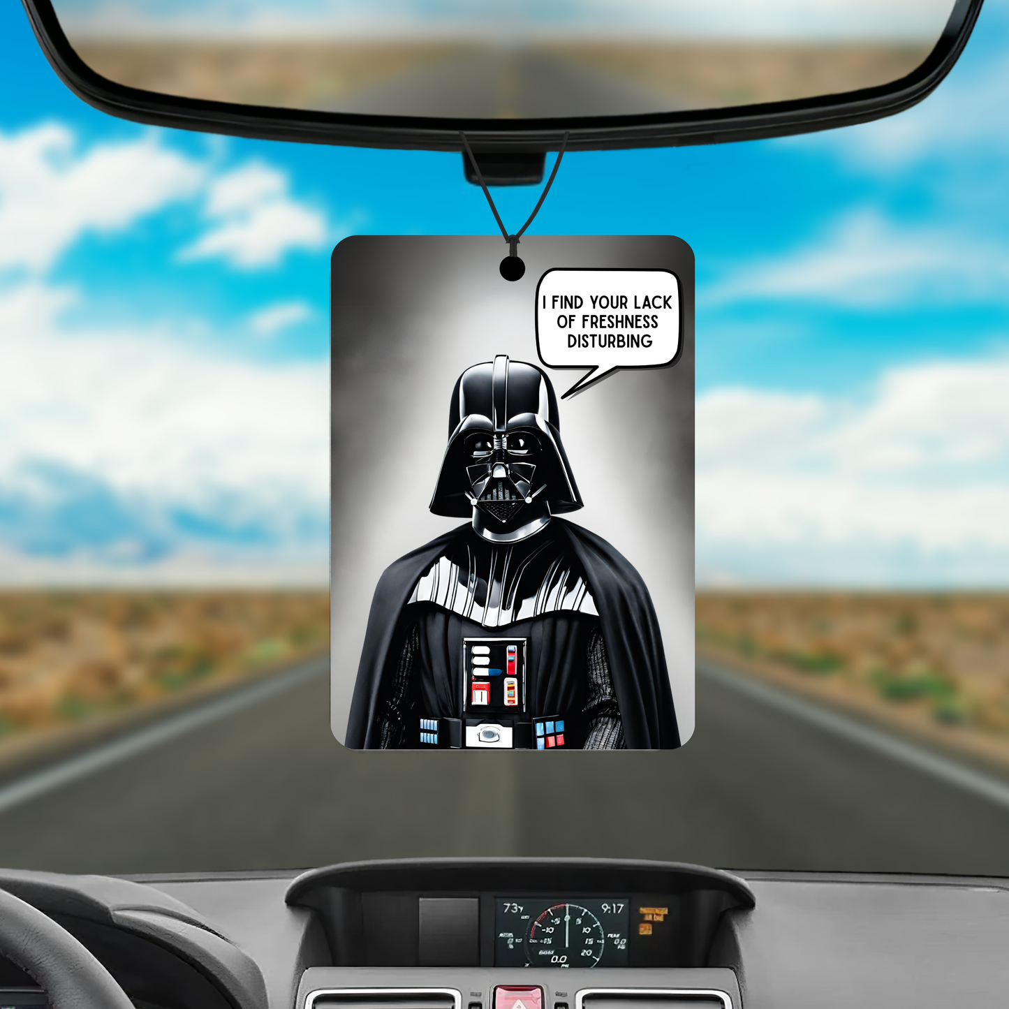 I Find Your Lack of Freshness Disturbing” Funny Sci-Fi Inspired Car Air Freshener