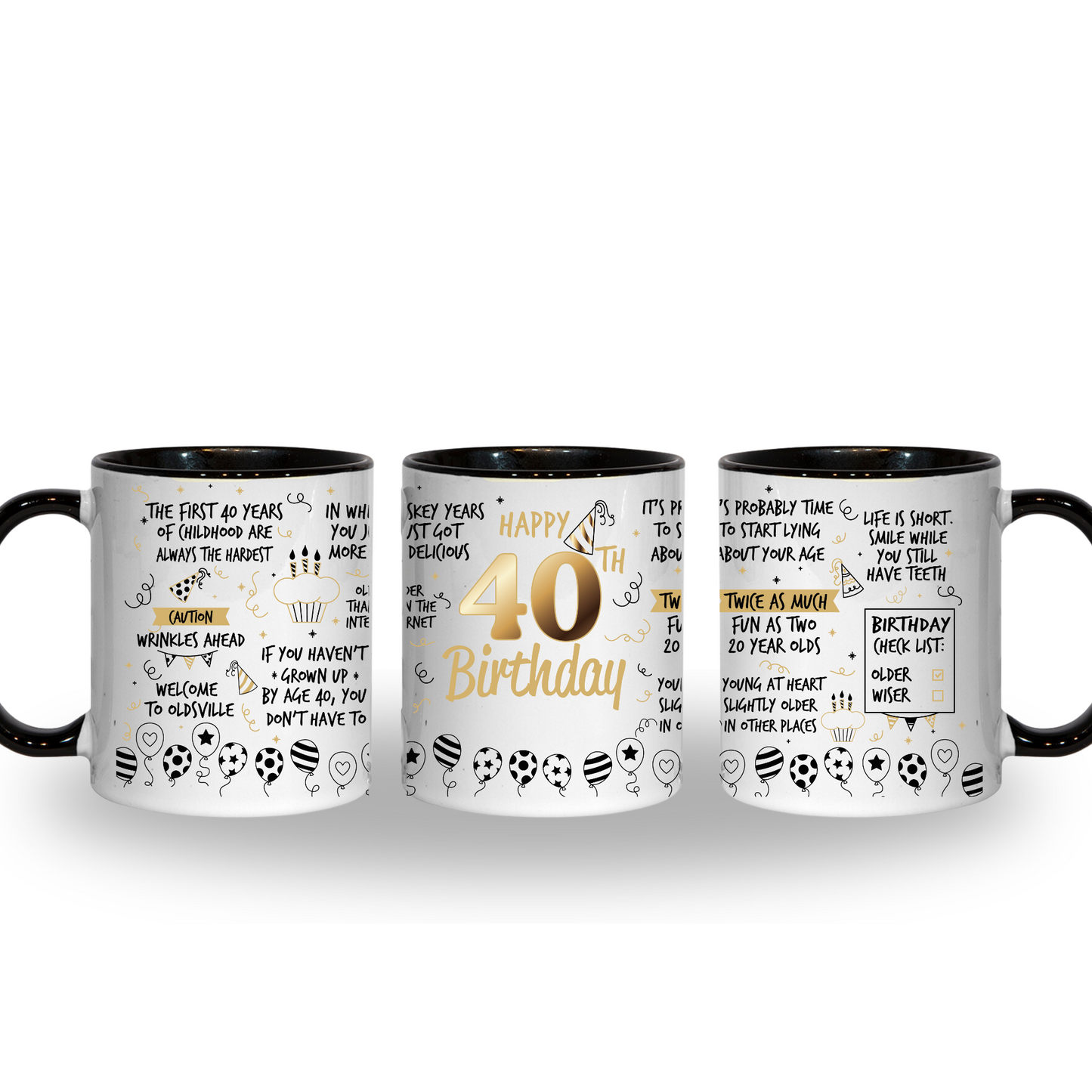 Funny 40th Birthday Mug 11oz