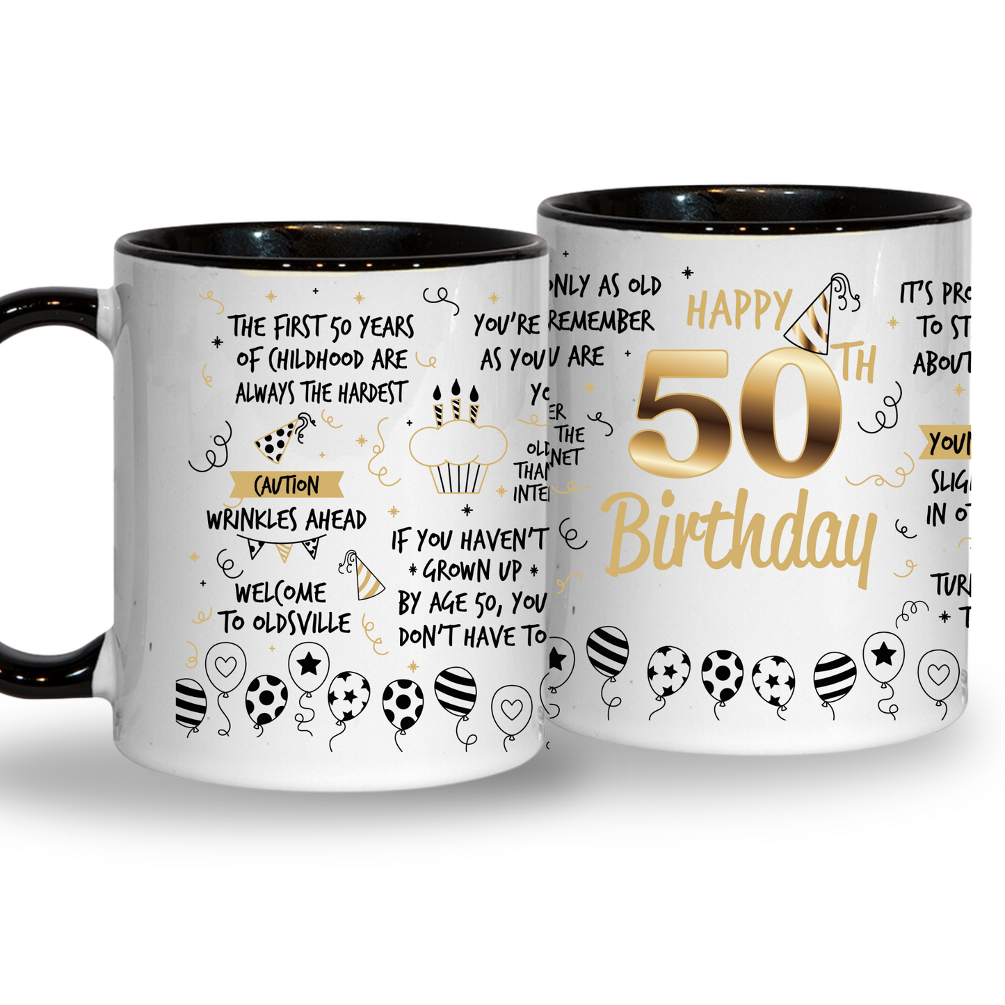 Funny 50th Birthday Mug 11oz