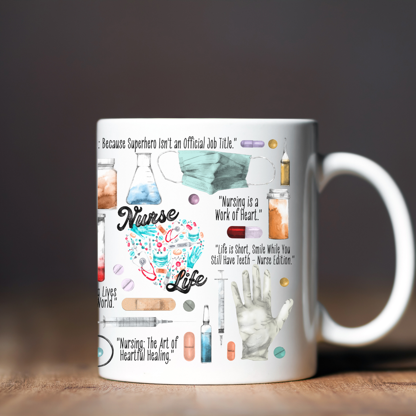 Nurse Life Mug – Funny Nursing Coffee Mug Gift for Nurses