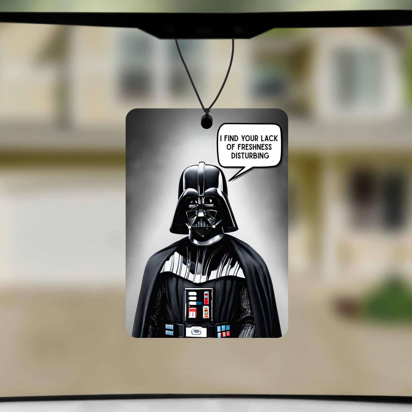 I Find Your Lack of Freshness Disturbing” Funny Sci-Fi Inspired Car Air Freshener