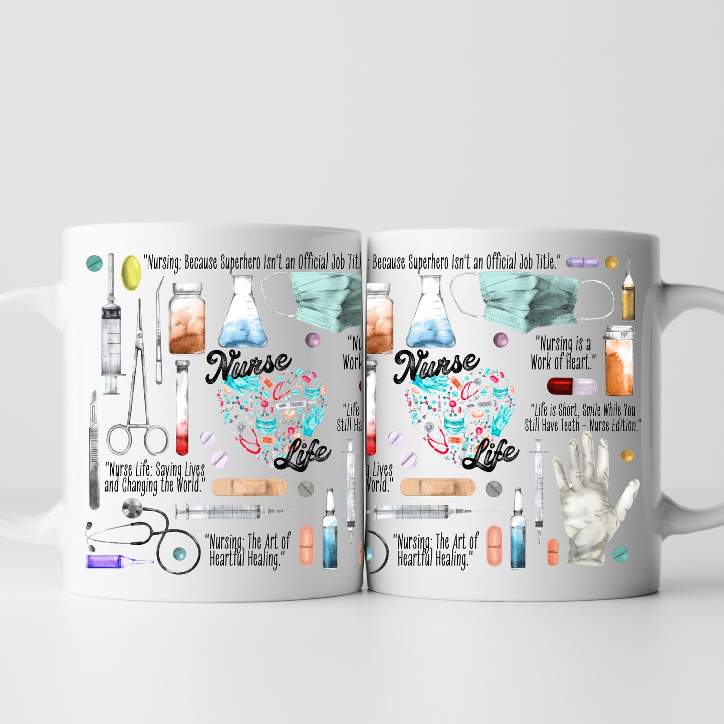 Nurse Life Mug – Funny Nursing Coffee Mug Gift for Nurses