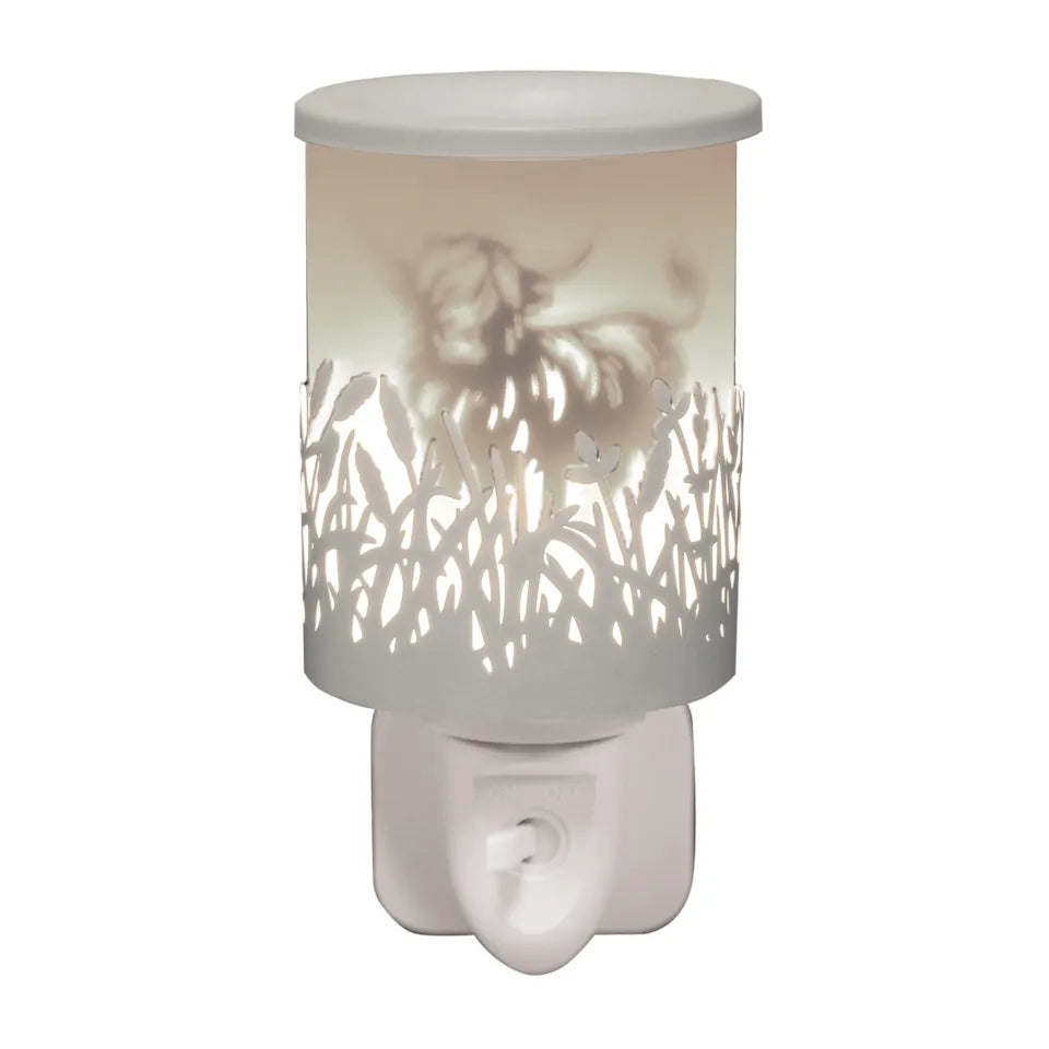 Plug In Wax Melter Highland Cow Shadow White 14cm