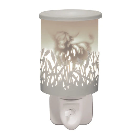 Plug In Wax Melter Highland Cow Shadow White 14cm