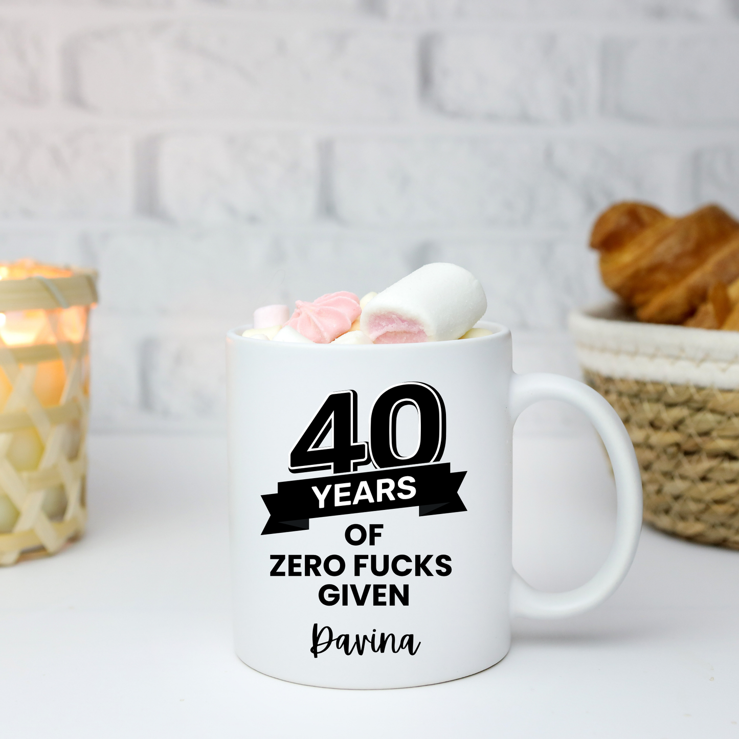 Personalised Milestone Birthday Mug, Sweary Mug,30th, 40th, 50th, 60th -11oz