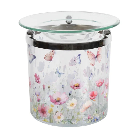 Butterfly Meadow Tealight Wax Melt Burner | 10cm