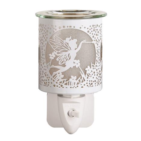 Aroma Plug In Wax Melt Warmer - White & Gold Fairy