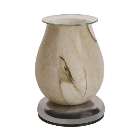 Electric Wax Melter Touch - Natural Swirl Oval 16cm