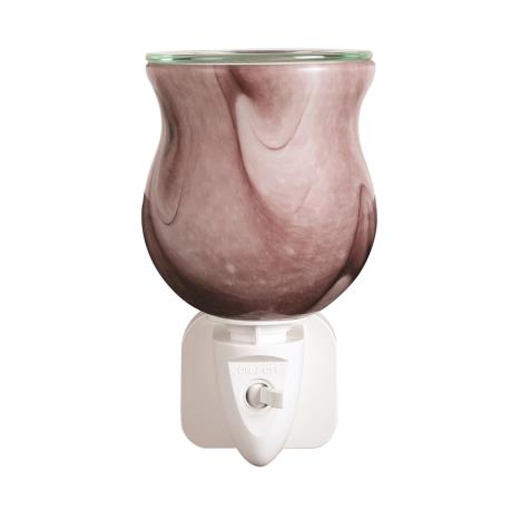 Aroma Purple Swirl Plug In Wax Melt Warmer 12cm