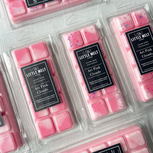 Ari Pink Clouds Soy Wax Melt Snap Bar