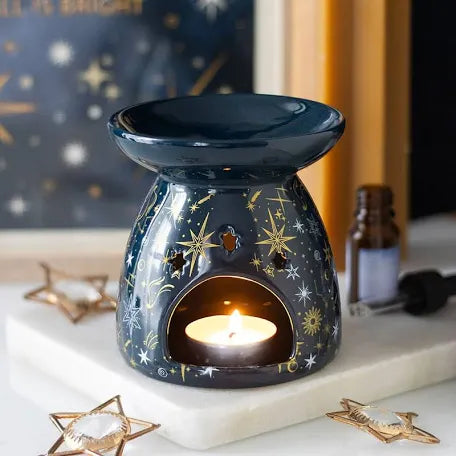 Blue Starry Night Celestial Wax Melt/Oil Burner - Tea-Light