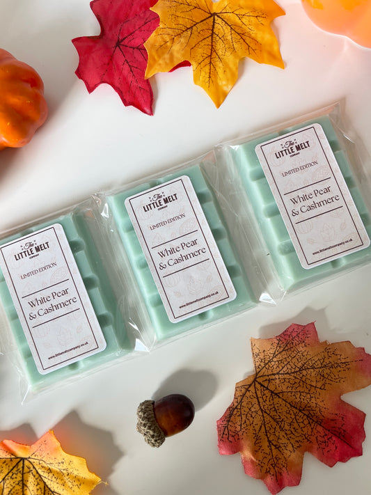 White Pear & Cashmere Mini Wax Melt Bar