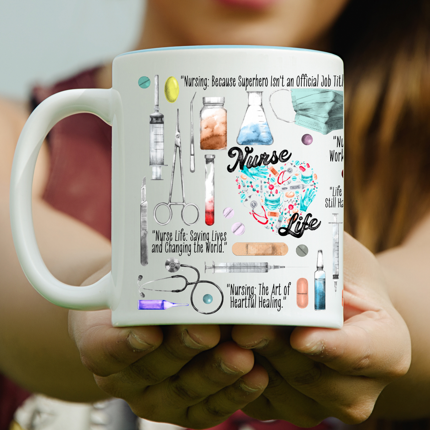 Nurse Life Mug – Funny Nursing Coffee Mug Gift for Nurses