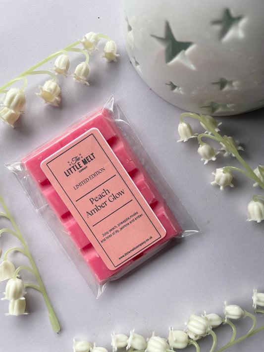 Peach & Amber Glow Wax Melt Mini Bar
