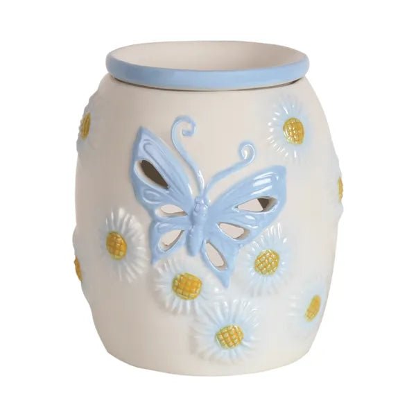 Butterfly Wax Melt Burner - Tea-Light - Blue