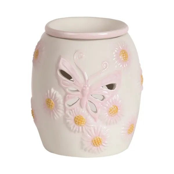 Butterfly Wax Melt Burner - Tea-Light - Pink
