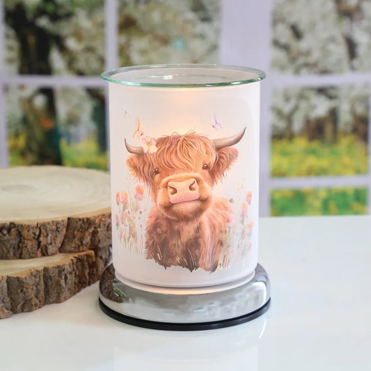 Electric Wax Melter Touch - Highland Cow 17cm