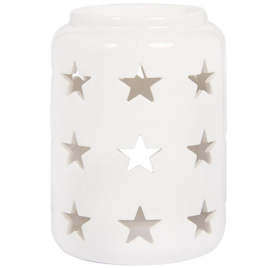 Large Ceramic Multi Star Cut Out Oil/Wax Warmer