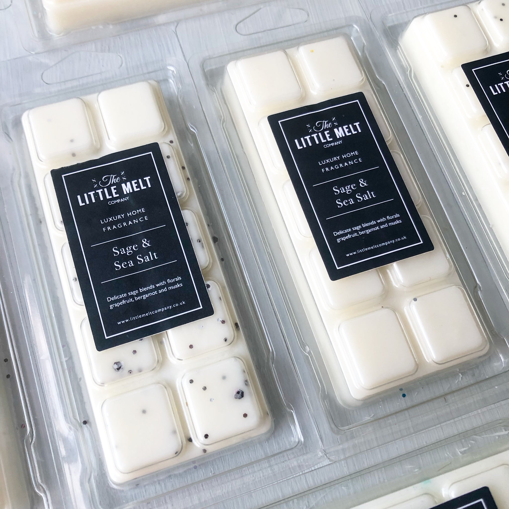 Sage & Sea Salt Wax Melt Snap Bar The Little Melt Company